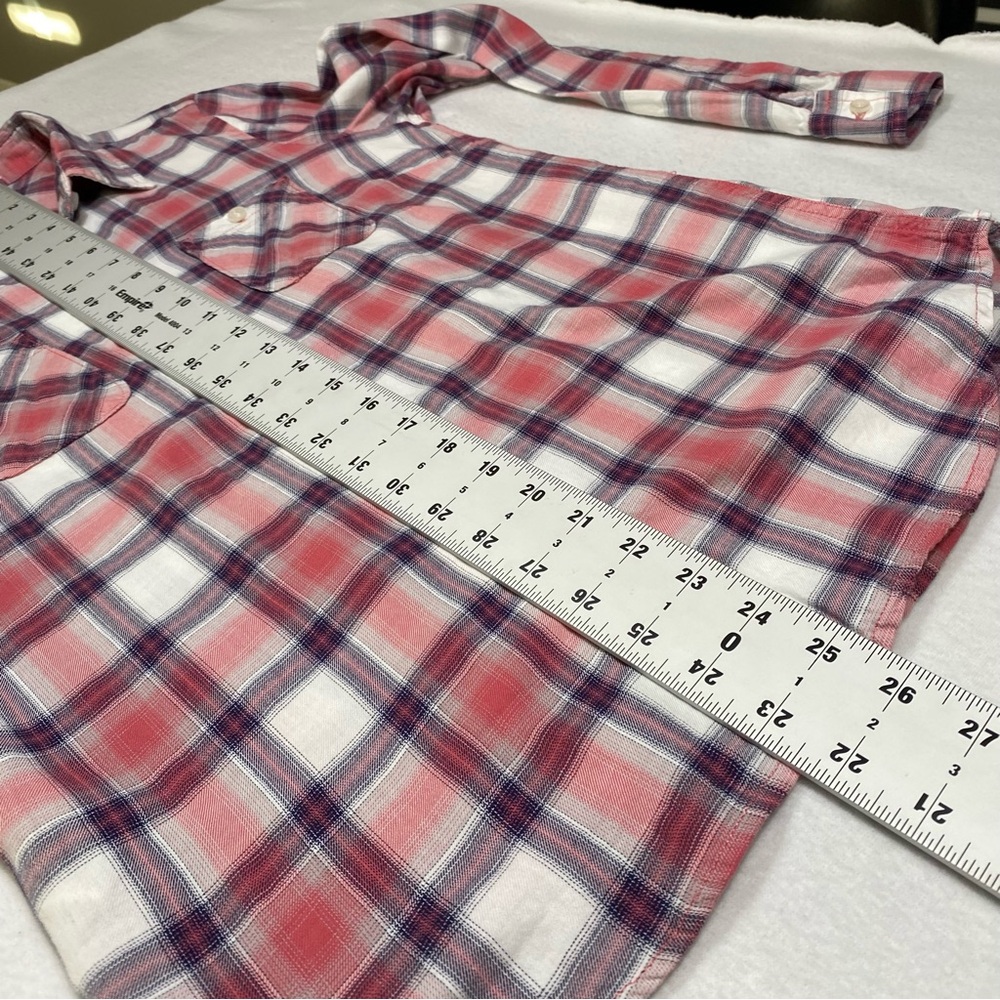 2/$30 BCBGeneration Plaid Button Down Cotton Western Shirt Size Small # 1552 - Picture 10 of 10